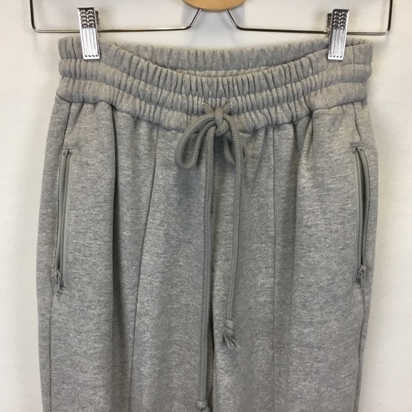 IRENE 19A88005 High Waisted Bell Bottom Sweat Pant - Picture 6 of 11